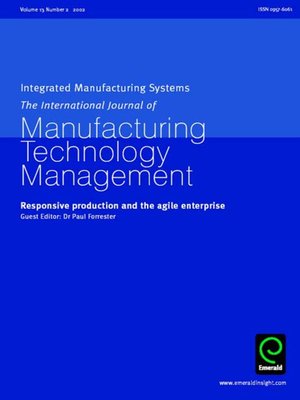 cover image of Integrated Manufacturing Systems, Volume 13, Issue 2